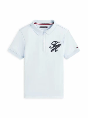 Koszulka polo Tommy Hilfiger jasnoniebieski