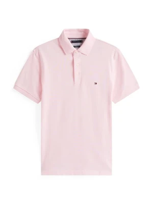 Koszulka polo Tommy Hilfiger jasnoróżowy