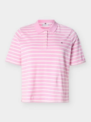 Koszulka polo Tommy Hilfiger jasnoróżowy