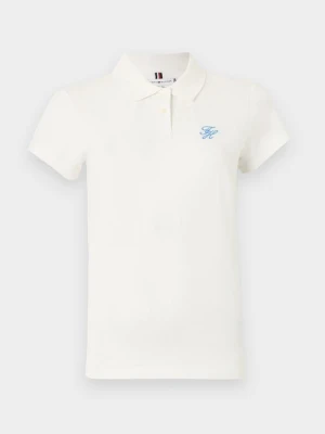 Koszulka polo Tommy Hilfiger mleczny