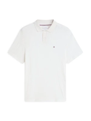 Koszulka polo Tommy Hilfiger mleczny