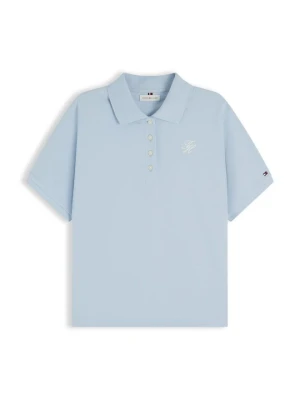 Koszulka polo Tommy Hilfiger niebieski