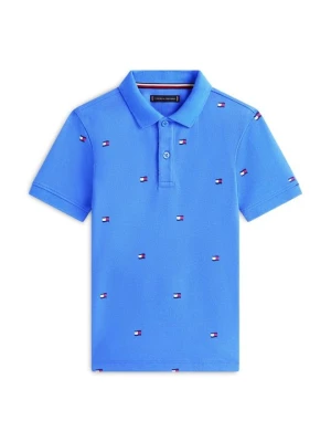 Koszulka polo Tommy Hilfiger niebieski
