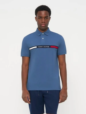 Koszulka polo Tommy Hilfiger niebieski