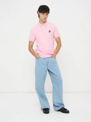 Koszulka polo Tommy Hilfiger różowy