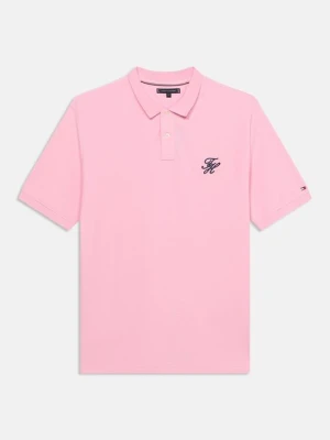 Koszulka polo Tommy Hilfiger różowy