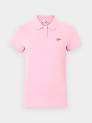Koszulka polo Tommy Hilfiger różowy