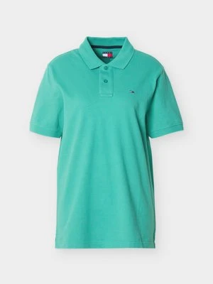 Koszulka polo Tommy Jeans zielony