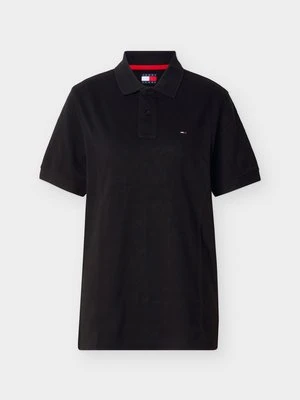 Koszulka polo Tommy Jeans czarny