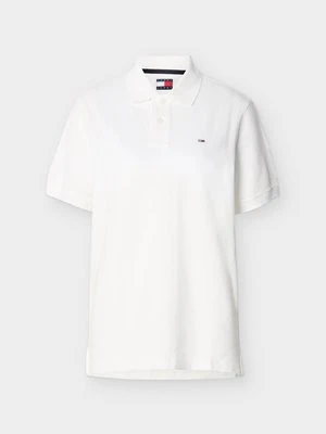 Koszulka polo Tommy Jeans mleczny