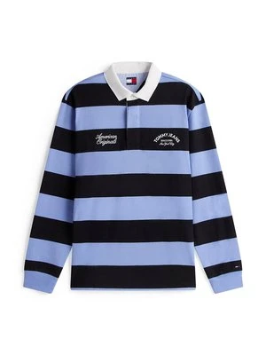 Koszulka polo Tommy Jeans jasnoniebieski