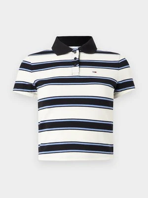 Koszulka polo Tommy Jeans mleczny