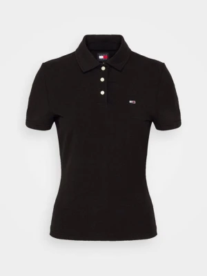 Koszulka polo Tommy Jeans czarny