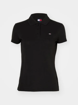 Koszulka polo Tommy Jeans czarny