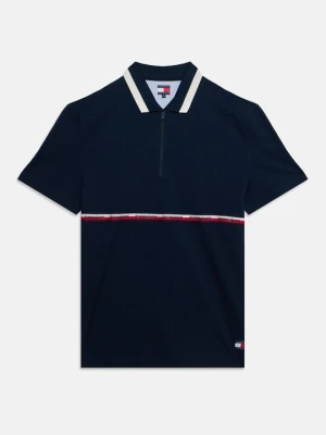 Koszulka polo Tommy Jeans granatowy