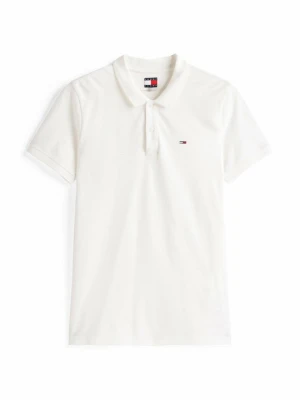 Koszulka polo Tommy Jeans mleczny