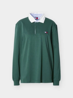 Koszulka polo Tommy Jeans zielony