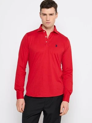 Koszulka polo U.S. POLO ASSN. czerwony