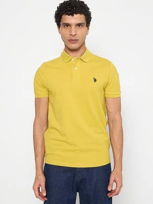 Koszulka polo U.S. POLO ASSN. zielony neon