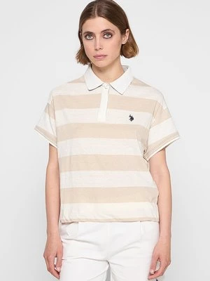Koszulka polo U.S. POLO ASSN. mleczny
