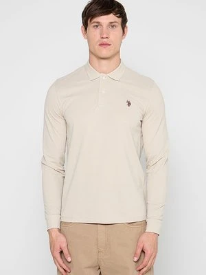 Koszulka polo U.S. POLO ASSN. beżowy