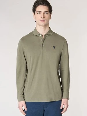 Koszulka polo U.S. POLO ASSN. ciemnozielony