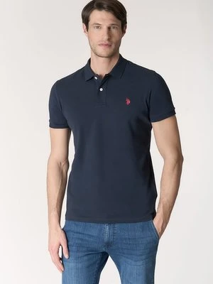 Koszulka polo U.S. POLO ASSN. błękit królewski
