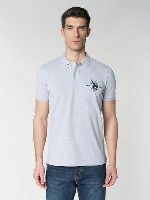 Koszulka polo U.S. POLO ASSN. szary