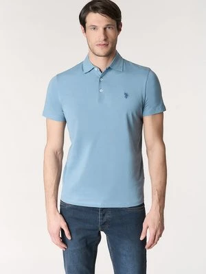 Koszulka polo U.S. POLO ASSN. szafirowy