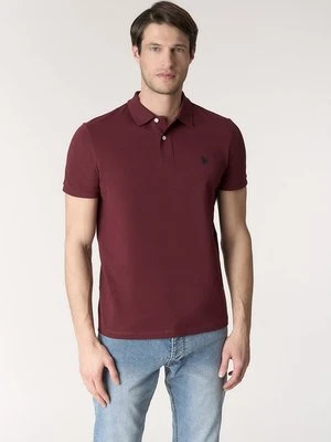 Koszulka polo U.S. POLO ASSN. bordowy