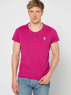 Koszulka polo U.S. POLO ASSN. różowy