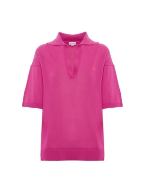Koszulka polo U.S. POLO ASSN. różowy