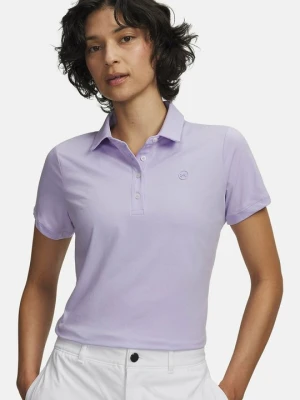 Koszulka polo Under Armour liliowy