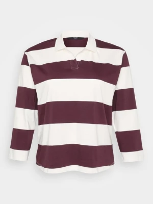 Koszulka polo Vero Moda bordowy