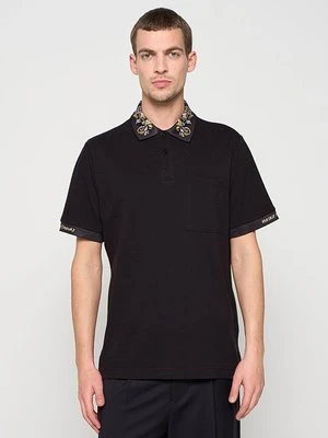 Koszulka polo Versace Jeans Couture czarny