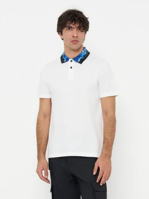 Koszulka polo Versace Jeans Couture biały