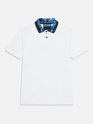 Koszulka polo Versace Jeans Couture biały