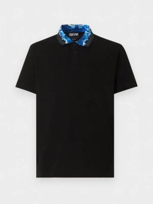 Koszulka polo Versace Jeans Couture czarny