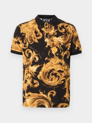 Koszulka polo Versace Jeans Couture czarny