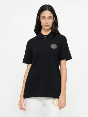Koszulka polo Versace Jeans Couture czarny