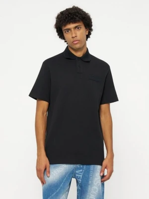 Koszulka polo Versace Jeans Couture czarny