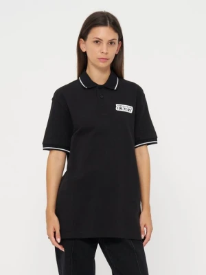 Koszulka polo Versace Jeans Couture czarny