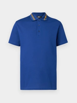 Koszulka polo Versace niebieski