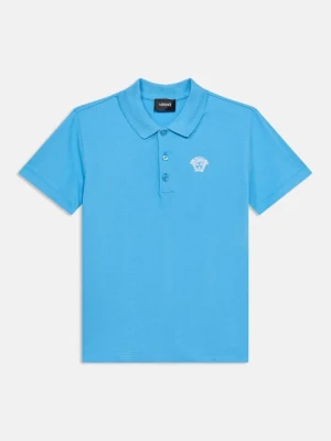 Koszulka polo Versace niebieski