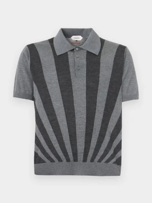 Koszulka polo Versace szary