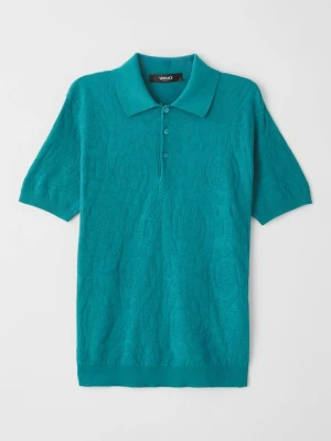 Koszulka polo Versace zielony