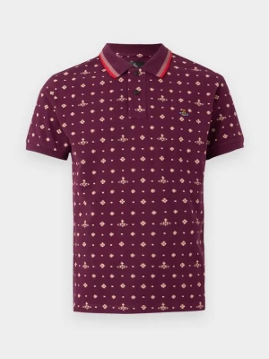 Koszulka polo Vivienne Westwood ciemnoczerwony