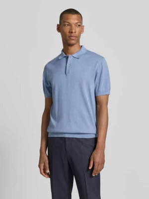 Koszulka polo w dzianinowym wyglądzie, krój regular fit Christian Berg