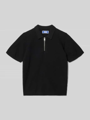 Koszulka polo w dzianinowym wyglądzie, krój regular fit, model 'Max' jack & jones