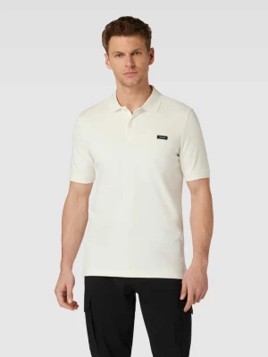 Koszulka polo w jednolitym kolorze CK Calvin Klein